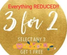 3 For 2 On Everything -choose Any 3 - Pay For 2 - Get 1 Free !!