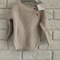 Brand new with tags - Cream Knit Jumper 3-6mth