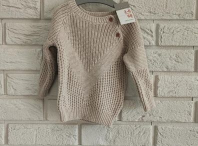 Brand new with tags - Cream Knit Jumper 3-6mth