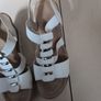 Rieker White  Wedge Sandals.  S. 7 Image 2