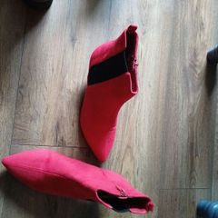 red marks and spencer boots