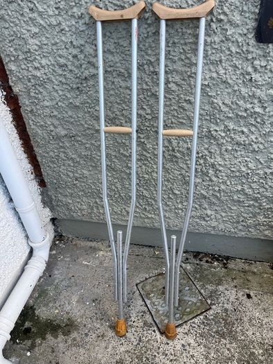 Vintage crutches