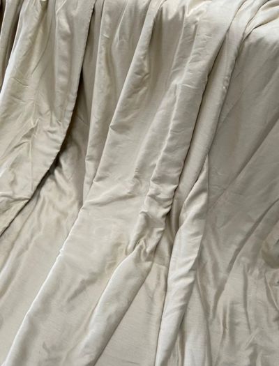 Stunning Pair Very Heavy Thick Warm Interlined Blackout Curtains 90w x 108d
