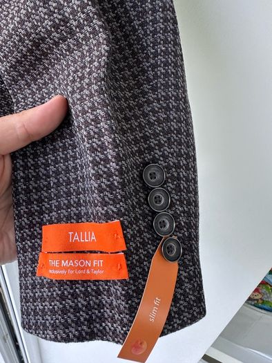 BNWT Tallia Wool Blazer Jacket  Size 54R RRP 350USD