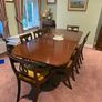 Dining Table And Chairs. 2 End Pieces And 6 Side Ones.  27886 Image 8