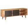 TV Cabinet 115x30x39 cm Solid Acacia Wood Image 2