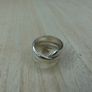 Sterling Silver Swirl Ring Made in Mexico Image 4