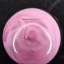 Kosta Boda Swedish Pink Glass Swirl Bowl Tealight Holder Signed Image 3