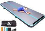 3M Inflatable Gymnastics Mat Tumbling Mat, 10cm Thick Practice Gymnastics Workout Mat Practice for Home Use, Beach, Park Exercise Fitness (FREE POSTAGE)
