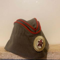 Original Soviet Army Officer Pilotka (M69 Pattern) 1980s issue. Militaria