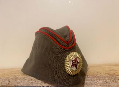 Original Soviet Army Officer Pilotka (M69 Pattern) 1980s issue. Militaria
