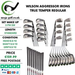 Wilson Aggressor Irons / 3-Pw-Sw / True Temper Regular