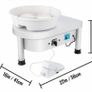 280w Electric Pottery Wheel Machine 25cm W/ Detachable Basin Ceramic Form Image 7