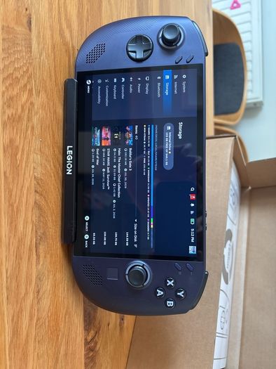 Lenovo Legion Go S with official dock