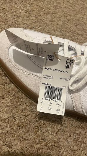 Adidas Kith Classics Gazelle size UK 13.5