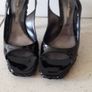 Black Designer Gianvito Rossi Jewelled Heels Image 4