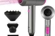 FREE EXPRESS SHIPPING Professional Hair Dryer 2000W Powerful AC Motor Quick Drying Ionic Hairdryer with 2 Speed 3 Heat Setting, Cool Shot Button with 1 Diffuser &amp; 2 Concentrator