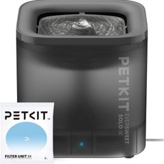 Cat Water Fountain, EVERSWEET SOLO SE, 1.85L Ultra Quiet Automatic Cat Drinking Fountain for Indoor Use, Easy-Clean Design with Carbon Filter and Separate Base, Plug-In Cat Water Dispenser