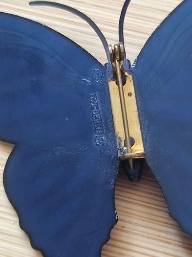 Vintage KD Denmark Butterfly brooch