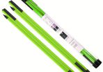 Foldable golf alignment sticks.