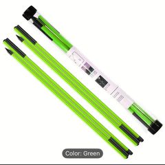 Foldable golf alignment sticks.