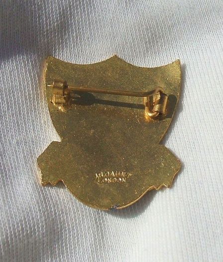 PITMAN'S SHORTHAND (phonetic writing system) - graduate's proficiency award badge (1920's)