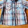 Blue Check Shirt Age 6 Image 2