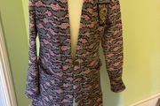 Woolen handmade longline cardigan