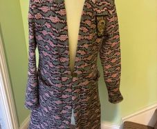 Woolen handmade longline cardigan