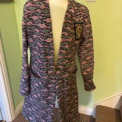 Woolen handmade longline cardigan