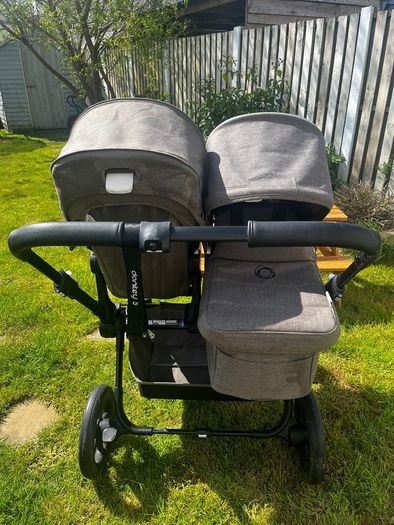 Bugaboo donkey buggy adaptable single/double mode