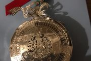Newbridge Christmas clock decoration