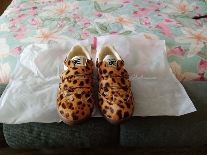 Sam Edelman Talia Trainers Leopard