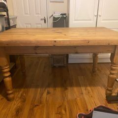 Butcher Block Kitchen table