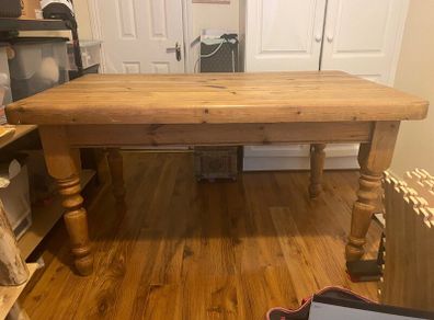 Butcher Block Kitchen table