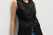 Marks &amp; Spencer Sheen Collarless Waistcoat Size 10