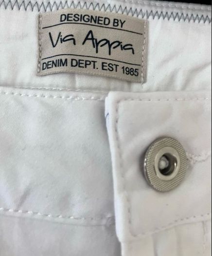 Size 14 White Cotton Jeans by Via Appia