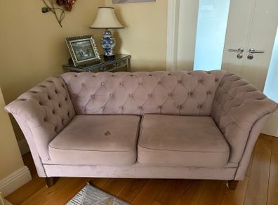 Pink sofa