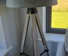Floor lamp.