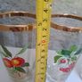 Vintage gold rimmed fruit tumblers Image 4