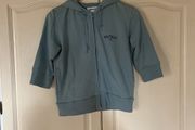 Light blue Tommy Hilfiger zipped hoodie