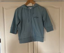 Light blue Tommy Hilfiger zipped hoodie