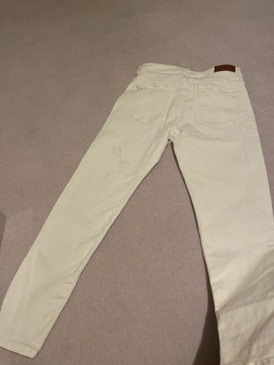 Sezane cream denim jeans Size 40