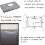 MULTIPLE SIZES/COLOURS AVAILABLE Sun Shade Sail 2m x 3m Rectangle Shade Sails Waterproof Outdoor Garden Patio Party Sunscreen Awning Canopy 98% UV Block With Free Rope, Grey Image 4