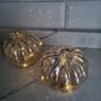 Glass Light-Up Pumpkins X 2 Image 3