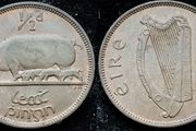 [#372] - Ireland 1942 | Half Penny | 1/2d | Sow | KM.10 | UNC