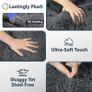 160x230cm Large Rug for Living Room Washable Rug Super Soft Fluffy Shaggy Rugs Suit for Bedroom Dorm Nursery Kids Room Lounge Office Home Decor Anti Slip Backing Carpets Image 3
