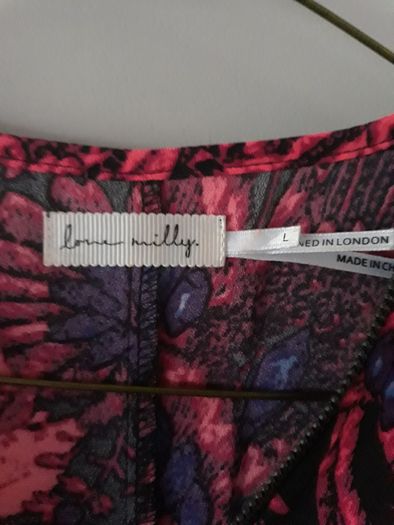 Cerise pink sleeveless top Size L (12/14)