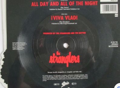 The Stranglers - Shaped 7 " Picture Disc " All Day & All Of The Night "