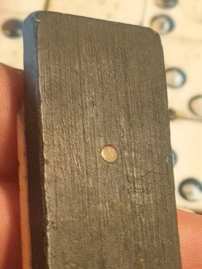 Circa 1900 Bone and Ebonised Domino Set